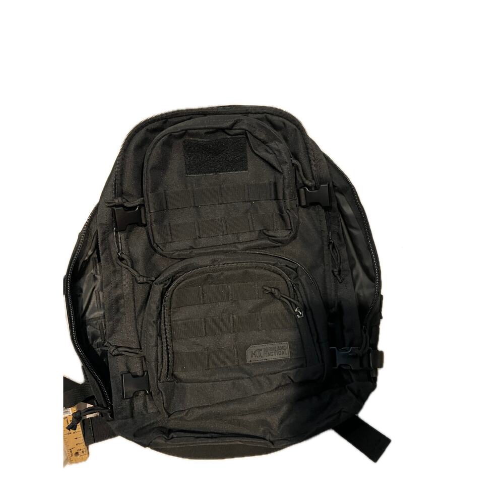 Highland Tactical Major Canvas Backpack XL Black